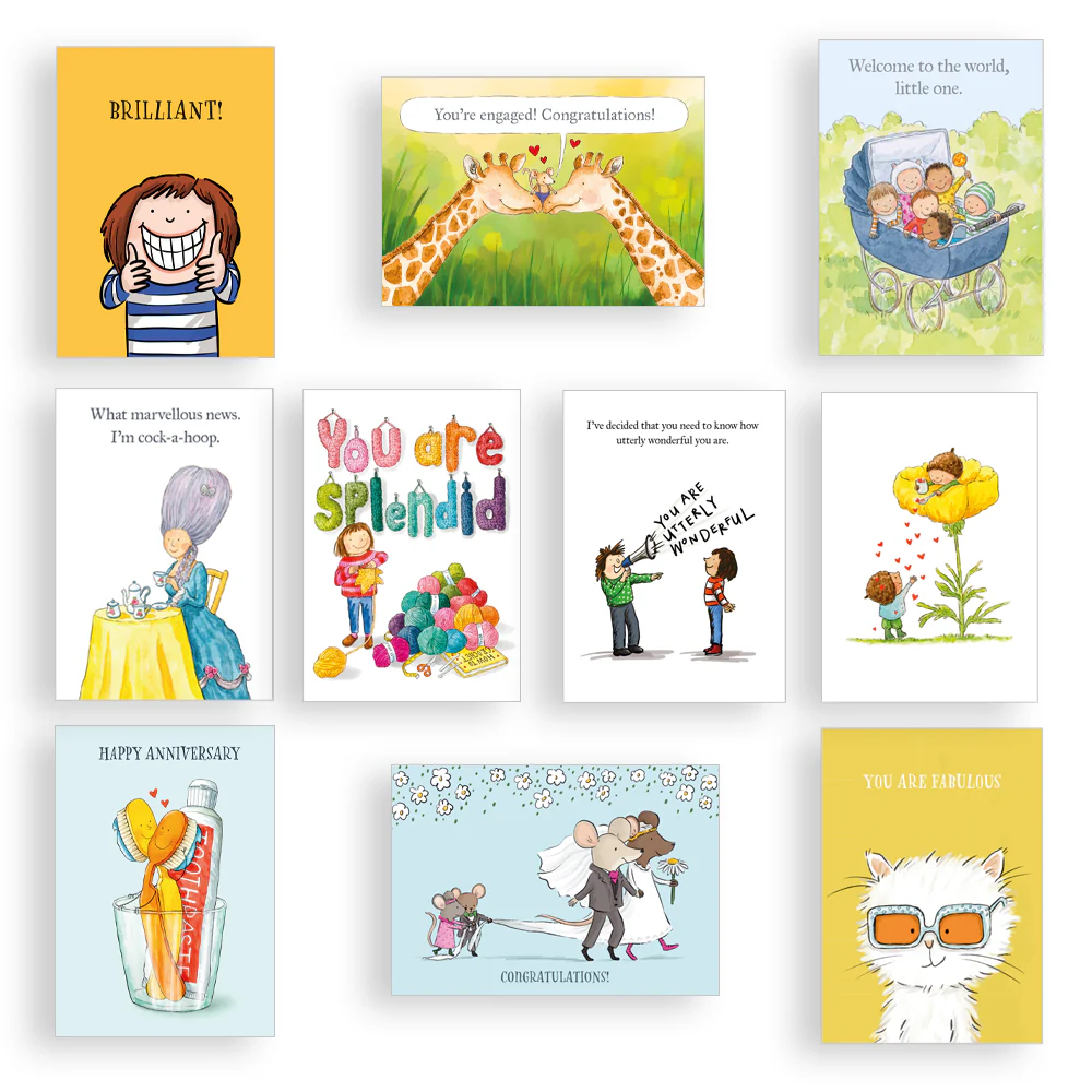 Celebration Pack - pack of 10 cards