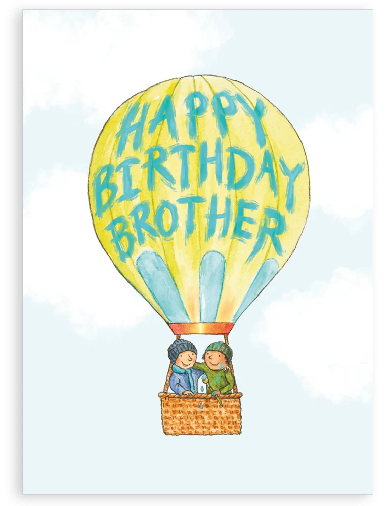 Greetings card - Happy birthday Brother