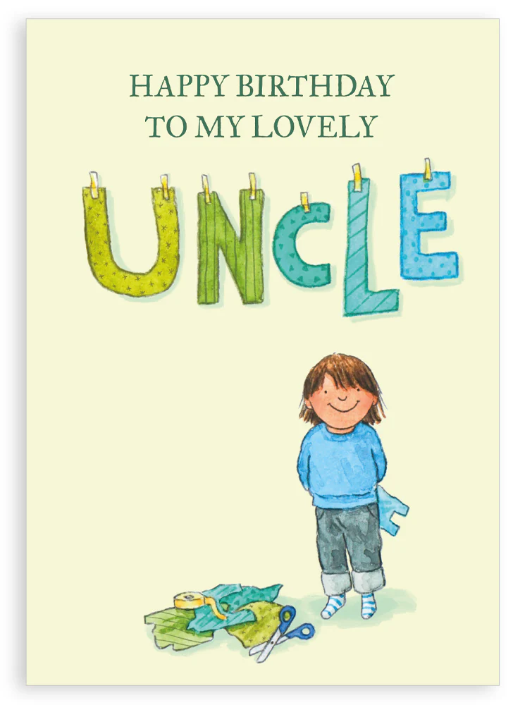 Greetings card - Happy birthday Uncle