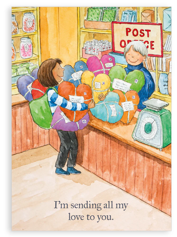Greetings card - Sending all my love