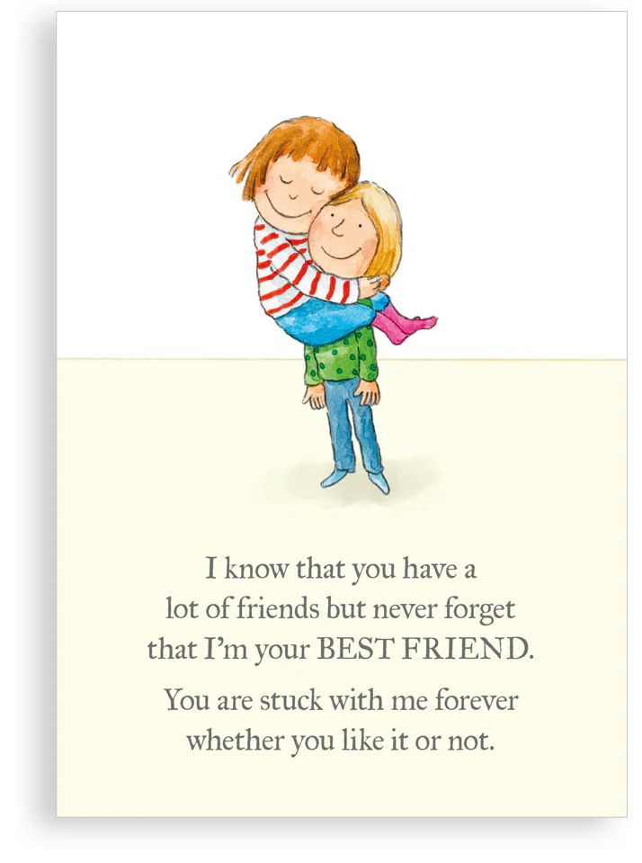 Greetings card - Stuck with me