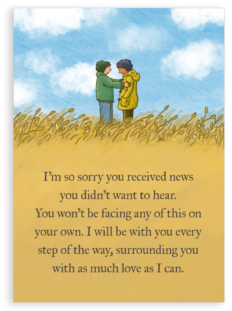 Greetings card - With you every step