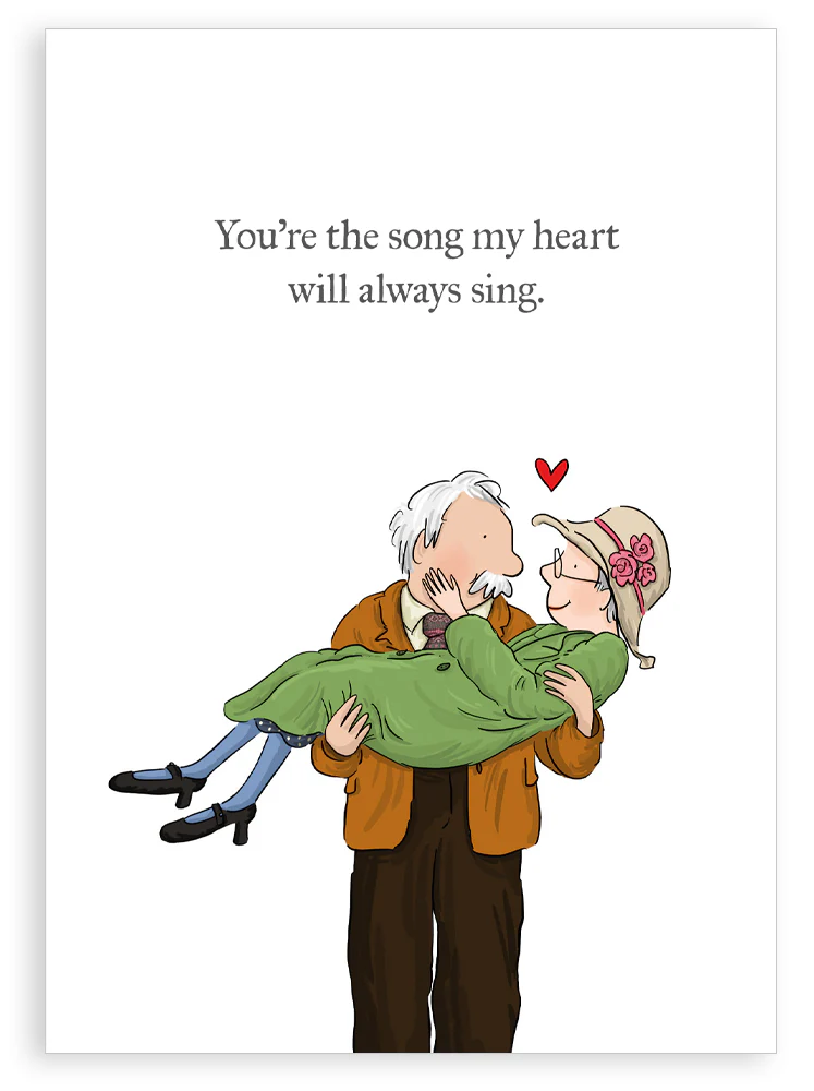 Greetings card - You're the song