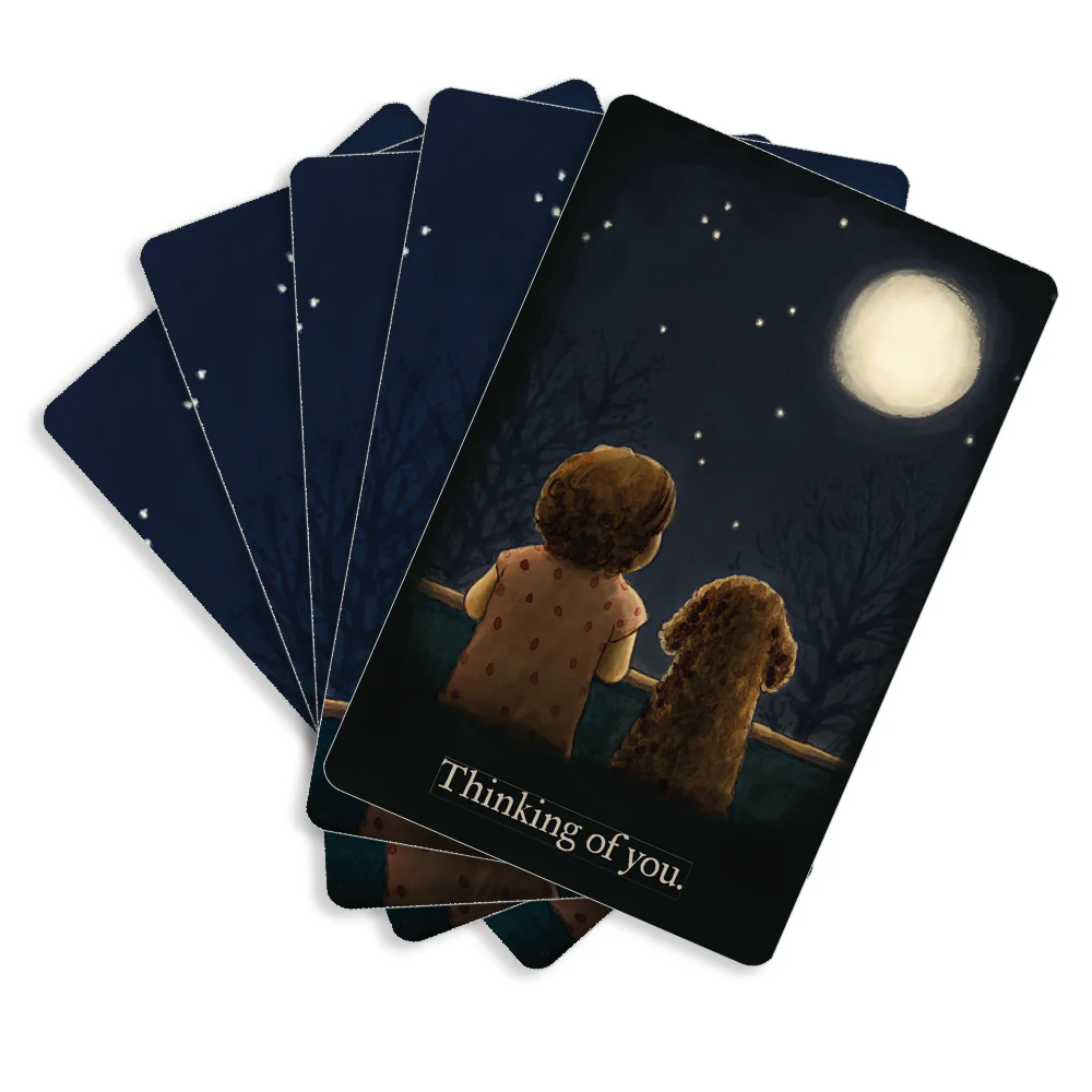 Mini card - Thinking of you (pack of 5) - Image 3
