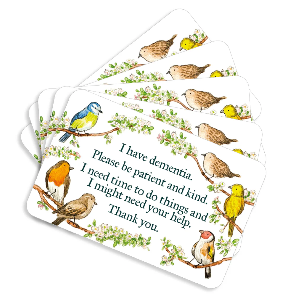 Mini support cards - Dementia (pack of 5) - Image 3
