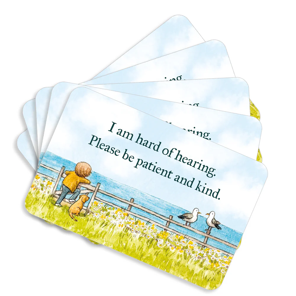 Mini support cards - Hard of hearing (pack of 5) - Image 3