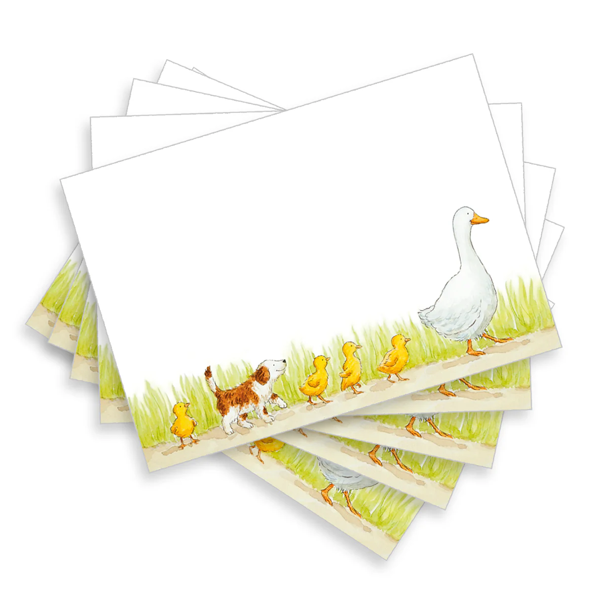 Note cards - Off for a walk (pack of 5) - Image 3