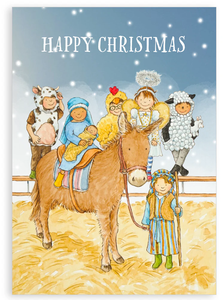 Pack of 10 mixed Christmas cards - Image 2