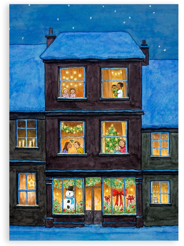 Pack of 10 mixed Christmas cards - Image 9