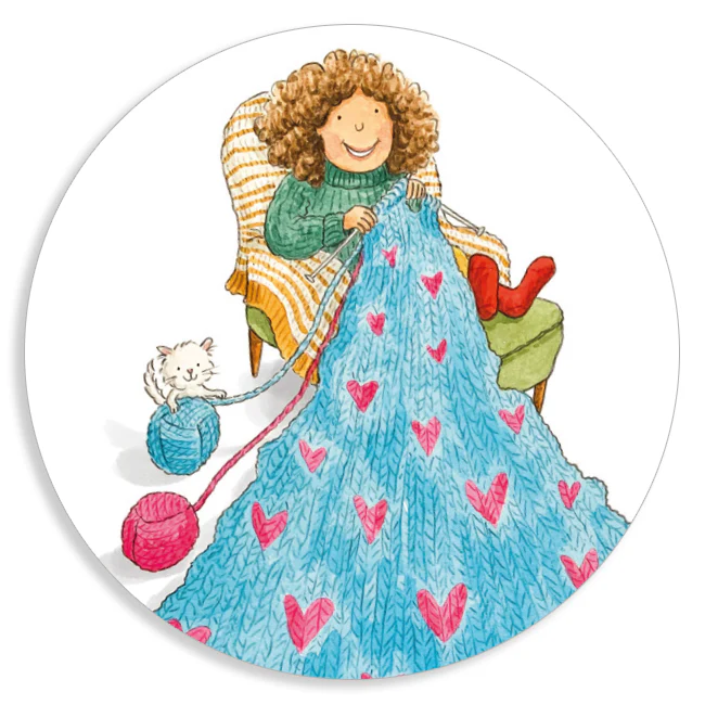 Sheet of 15 Stickers - Blanket of love