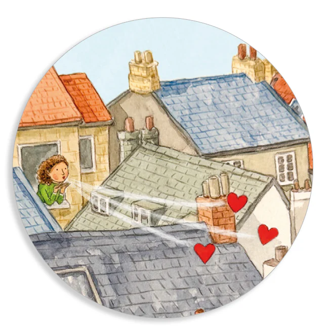 Sheet of 15 Stickers - Miles between us