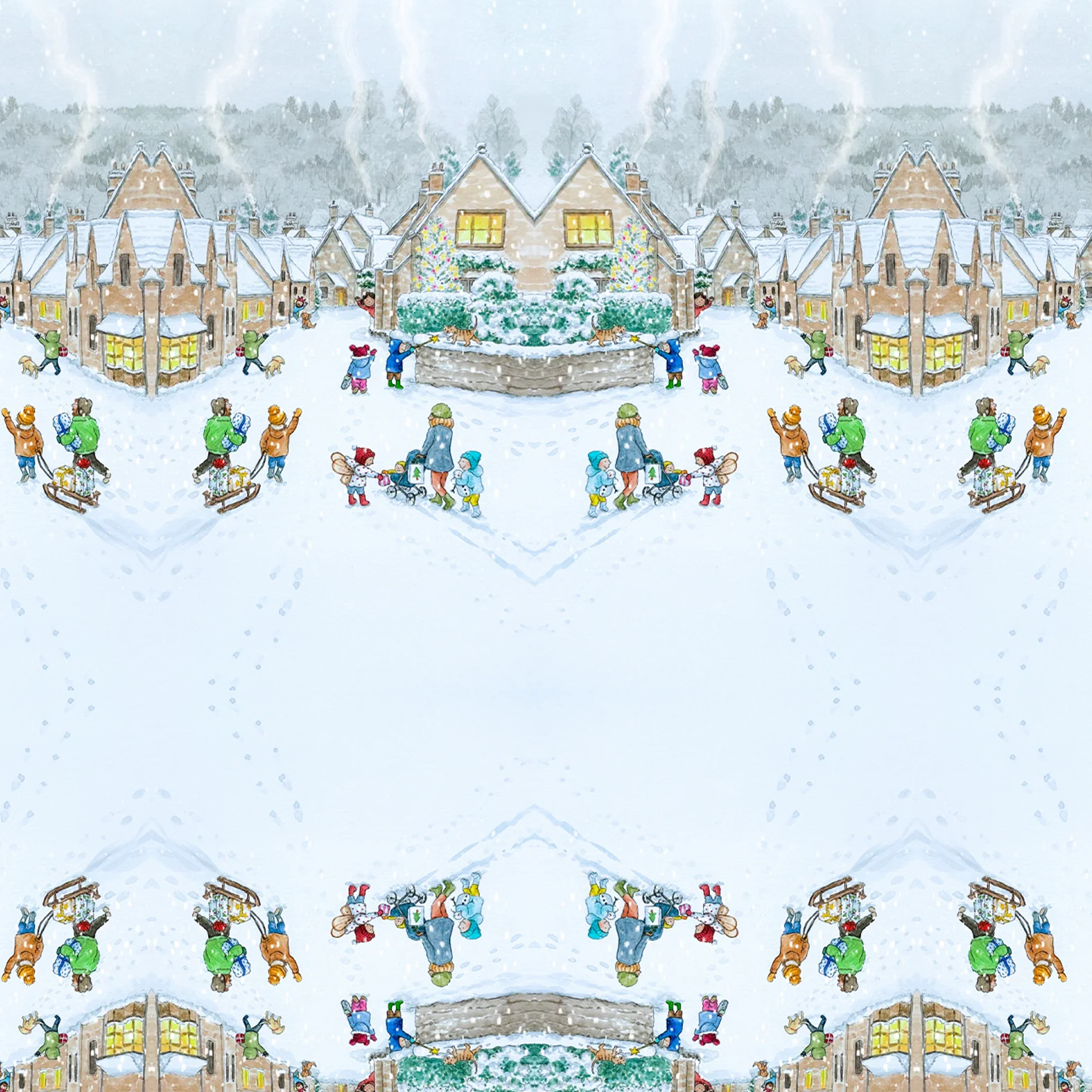Wrapping Paper - Christmas visitors (4 sheets) - Image 3