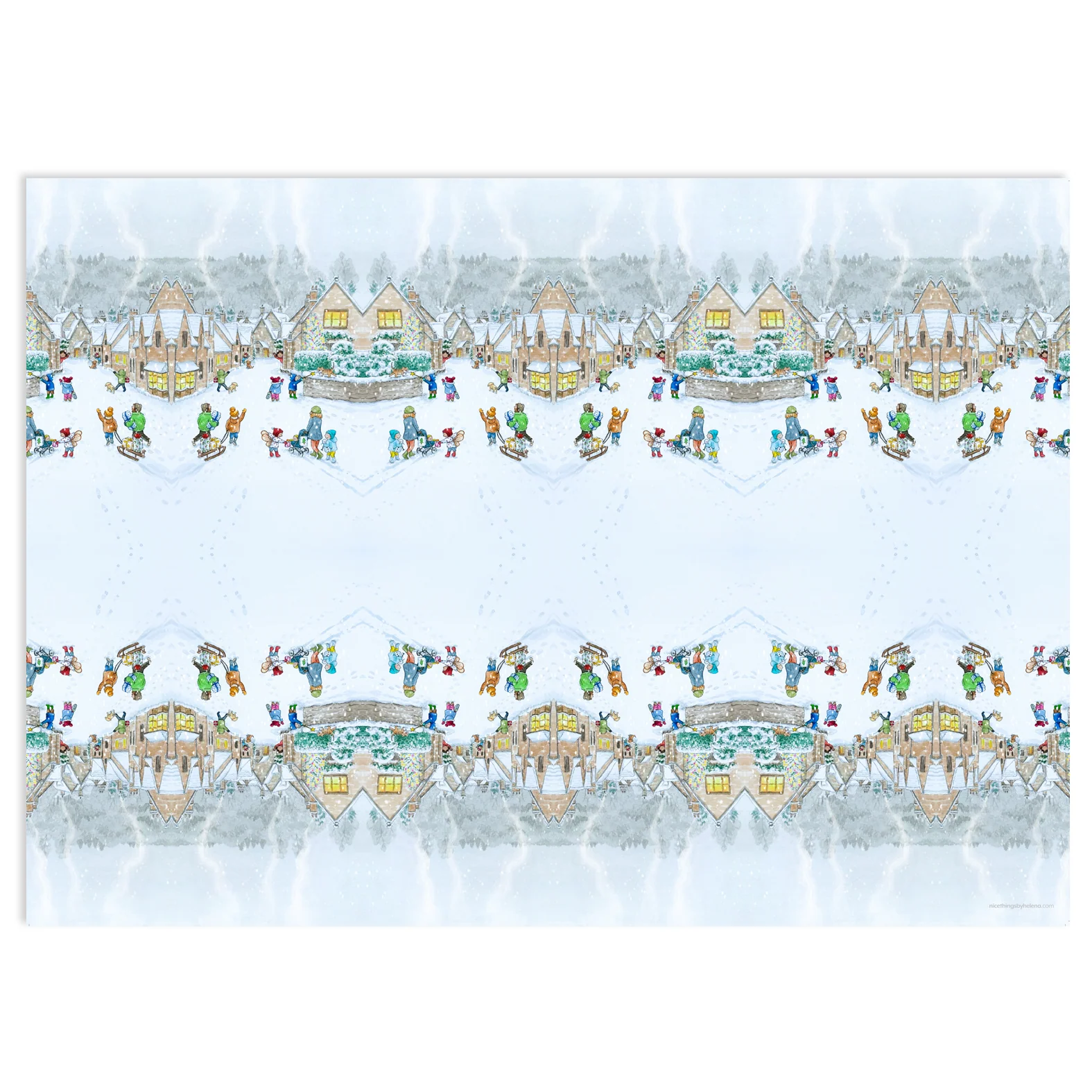 Wrapping Paper - Christmas visitors (4 sheets) - Image 5