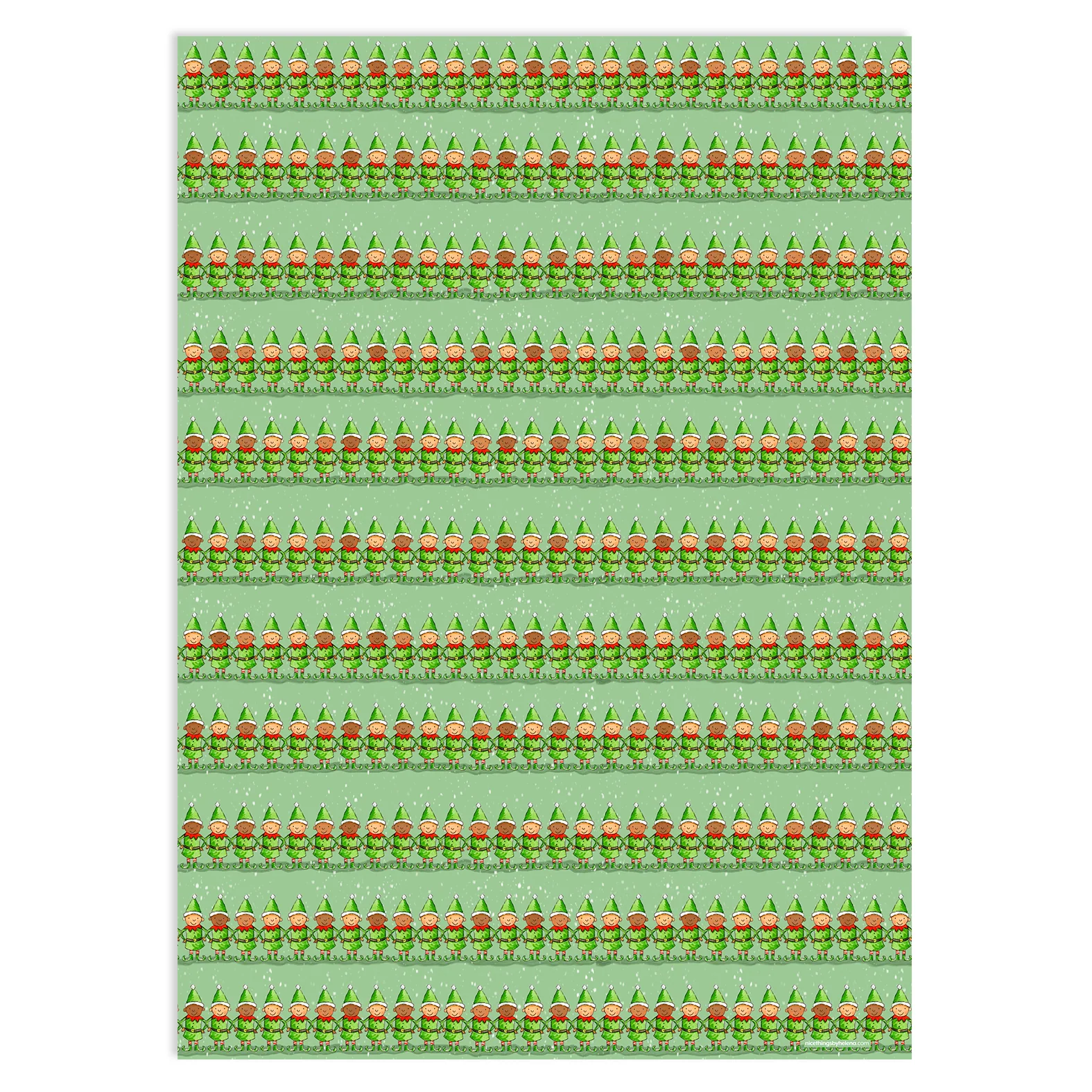 Wrapping Paper - Elf (4 sheets) - Image 5