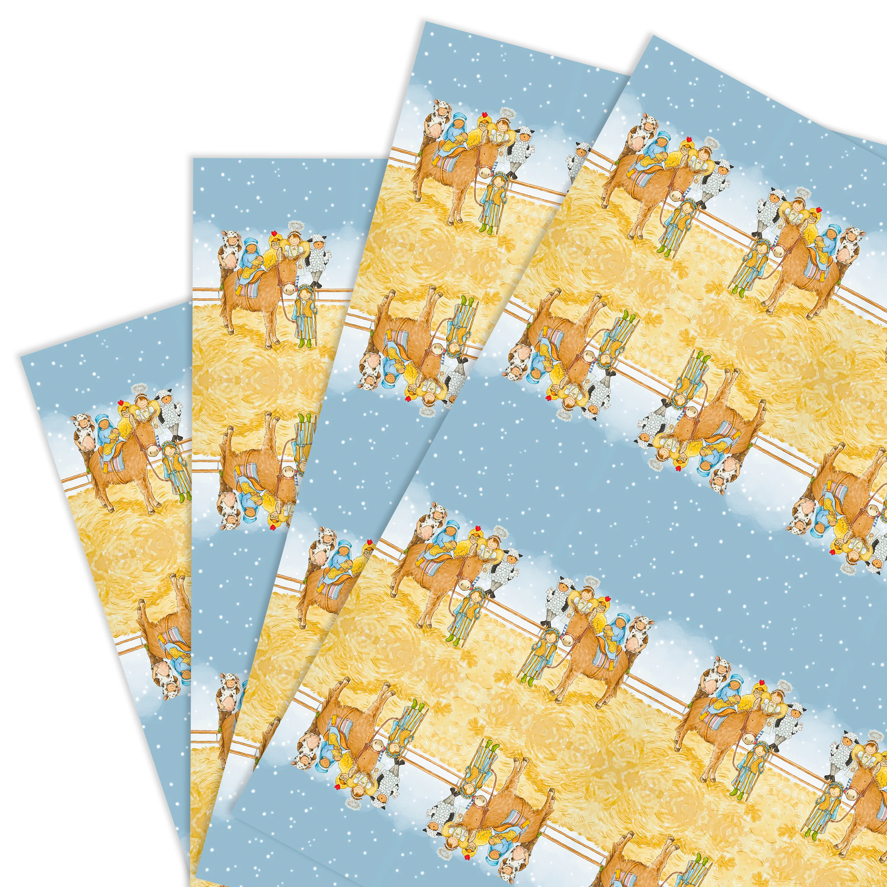 Wrapping Paper - Little donkey (4 sheets) - Image 3