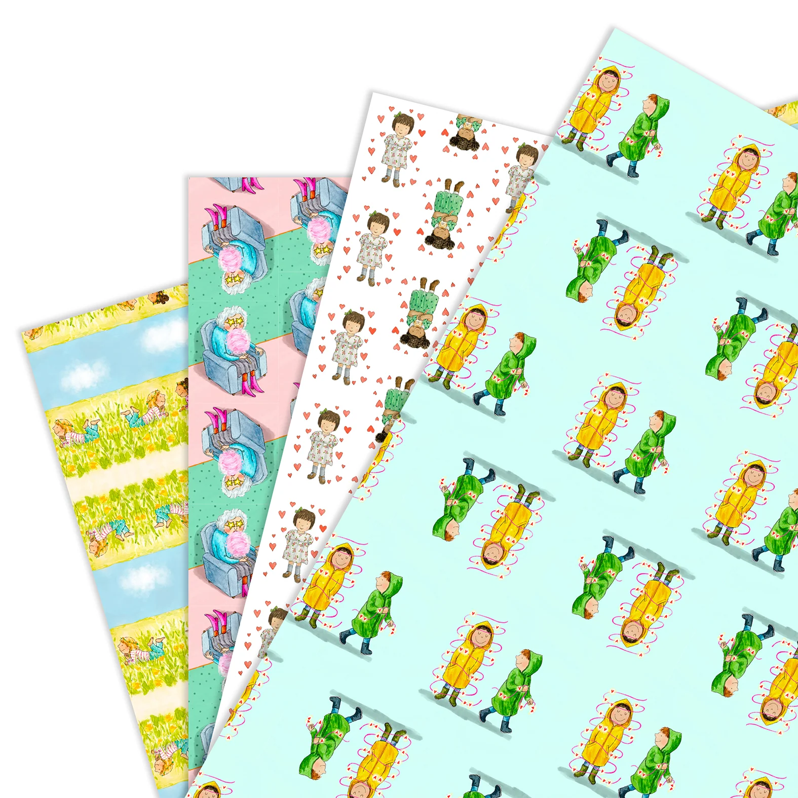 Wrapping Paper - Mixed pack (4 sheets) - Image 2