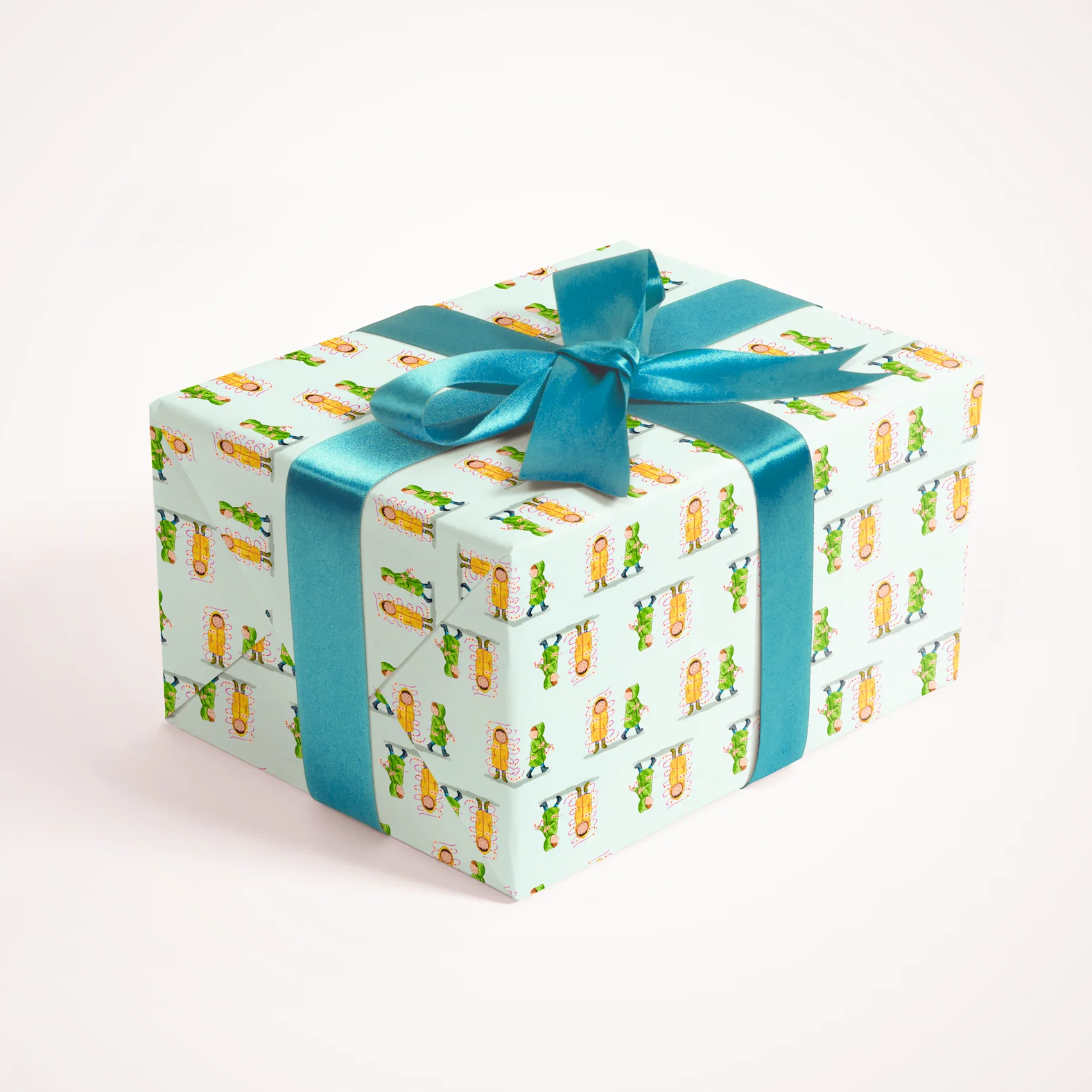 Wrapping Paper - Ribbons of love (4 sheets) - Image 2