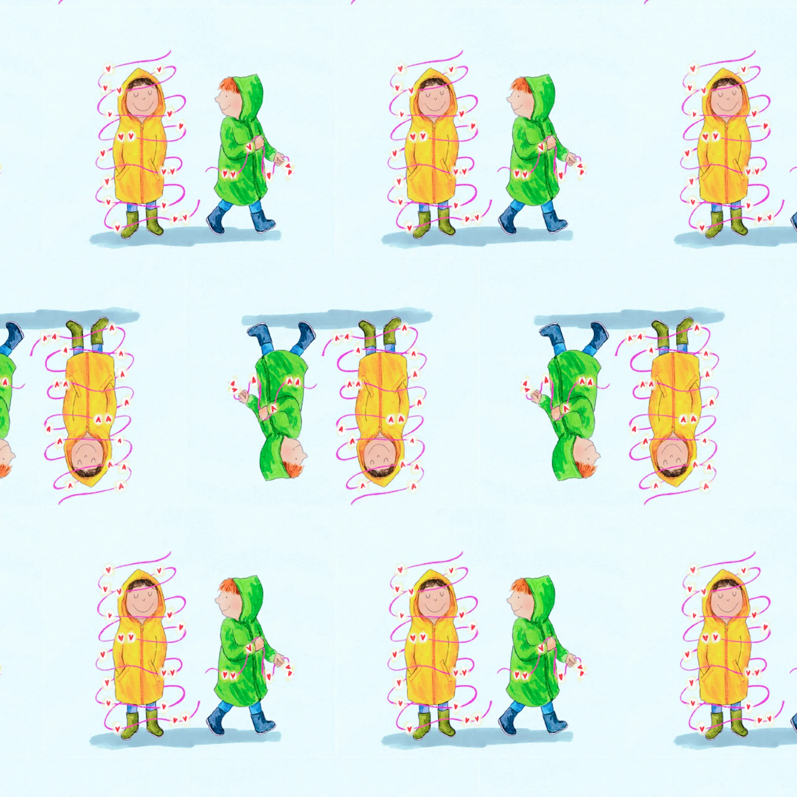 Wrapping Paper - Ribbons of love (4 sheets) - Image 4