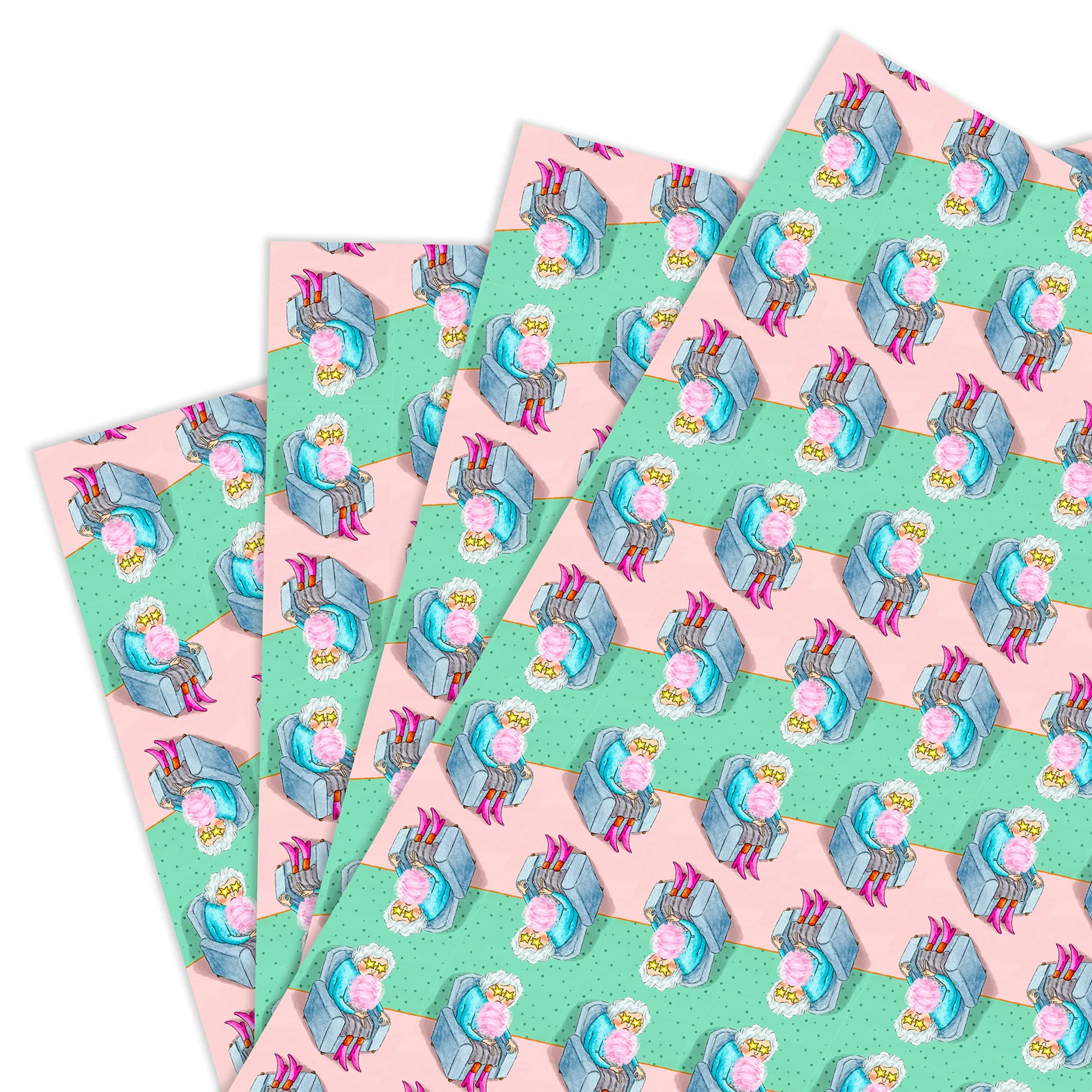 Wrapping Paper - Stay fabulous (4 sheets) - Image 4