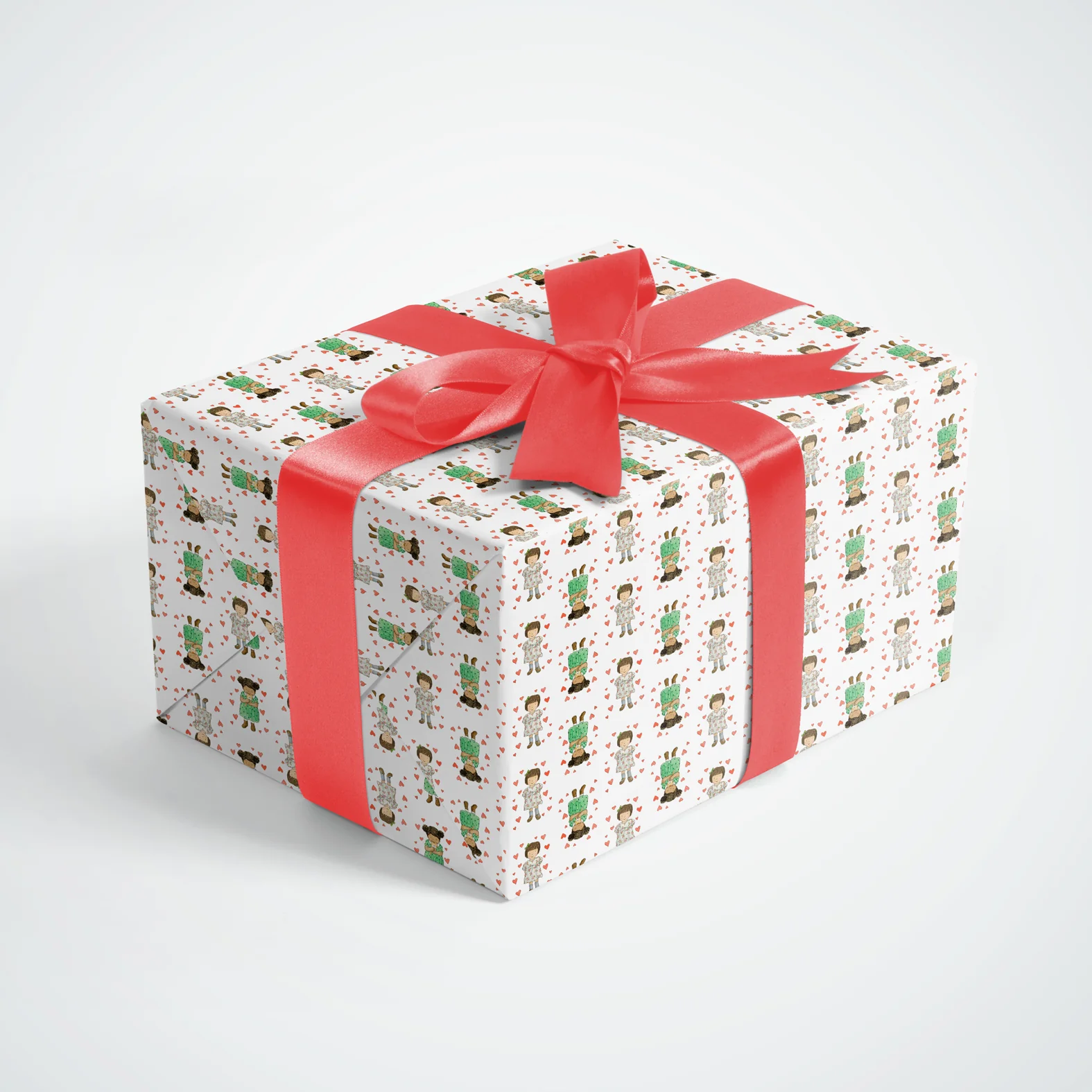 Wrapping Paper - Surrounded by love (4 sheets) - Image 2