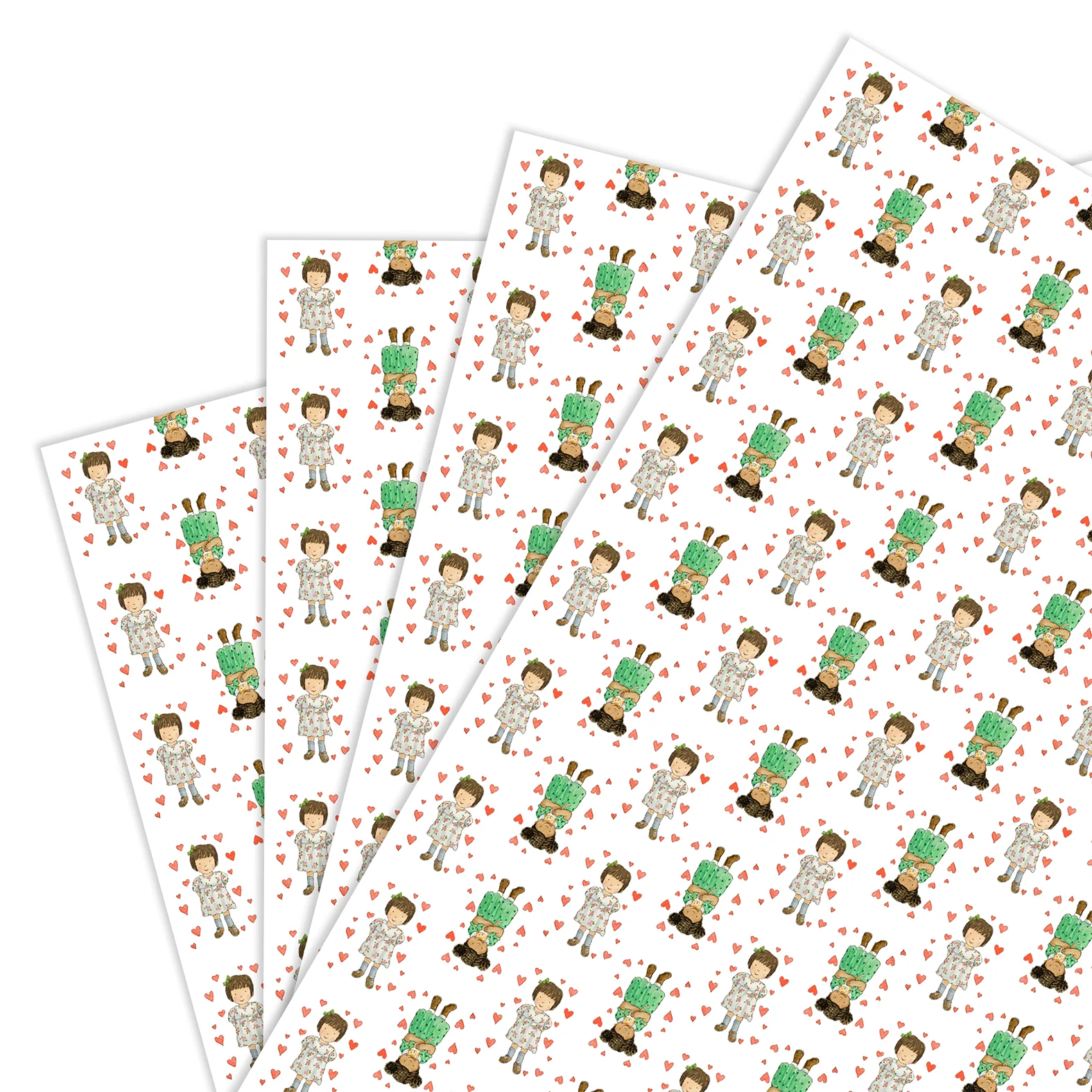 Wrapping Paper - Surrounded by love (4 sheets) - Image 3